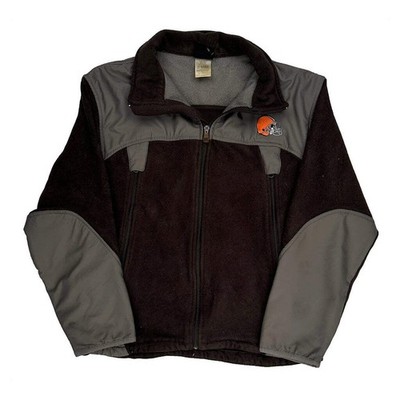 Cleveland Browns Nfl Football Fleece - Medium Brown Polyester