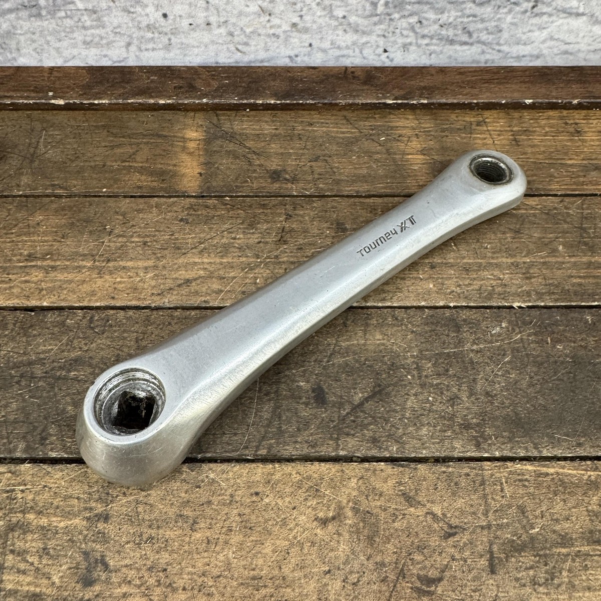 Vintage Takagi Tourney XT Crank Arm LEFT 175mm Square Taper Silver