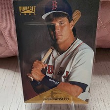 Pinnacle 1996 Base Set Jose Canseco #36 Boston Red Sox Baseball Card
