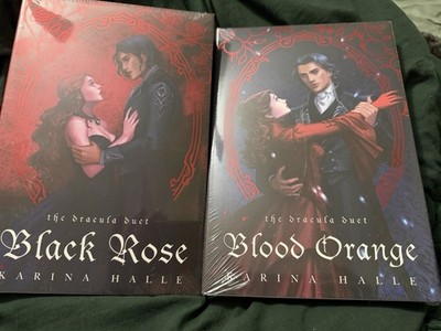 The Dracula Duet Set by Karina Halle Blood Orange Black Rose Arcane Society Box