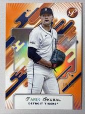 2025 Topps Pristine - Tarik Skubal #170 - Orange Refractor 05/25