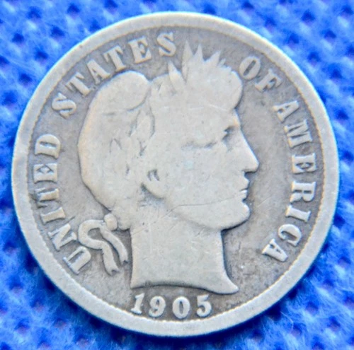1905-P - Barber Dime - Good -  #N1507