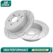 2PCS 274mm Rear Disc Brake Rotors For 2016-23 Subaru Crosstrek Forester Impreza