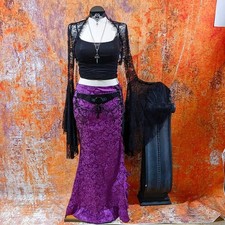 🥀⚰️ STUNNING Sheer Lace Gothic Bell Sleeve Shrug (Bolero) Vampire Costume Top