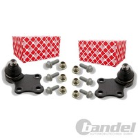 2X Febi Bilstein Traggelenke Unten Vorne Beidseitig Passend FÜR Peugeot 306