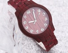 Women  s Stylish Faux Finish Light Watch