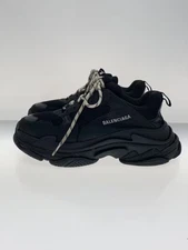 BALENCIAGA Triple S Low-Top Sneakers/ Size 27.5cm/ US Size 9.5/ Black/ 534217