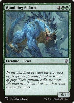 Rumbling Baloth #426 (NM) Jumpstart MTG