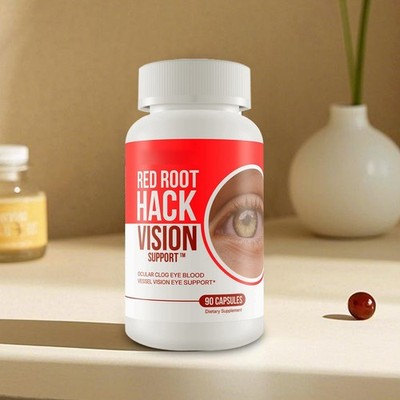 Red Root Hack Vision Supplement Eye Pills For Ocular Clog & Vision Care ``