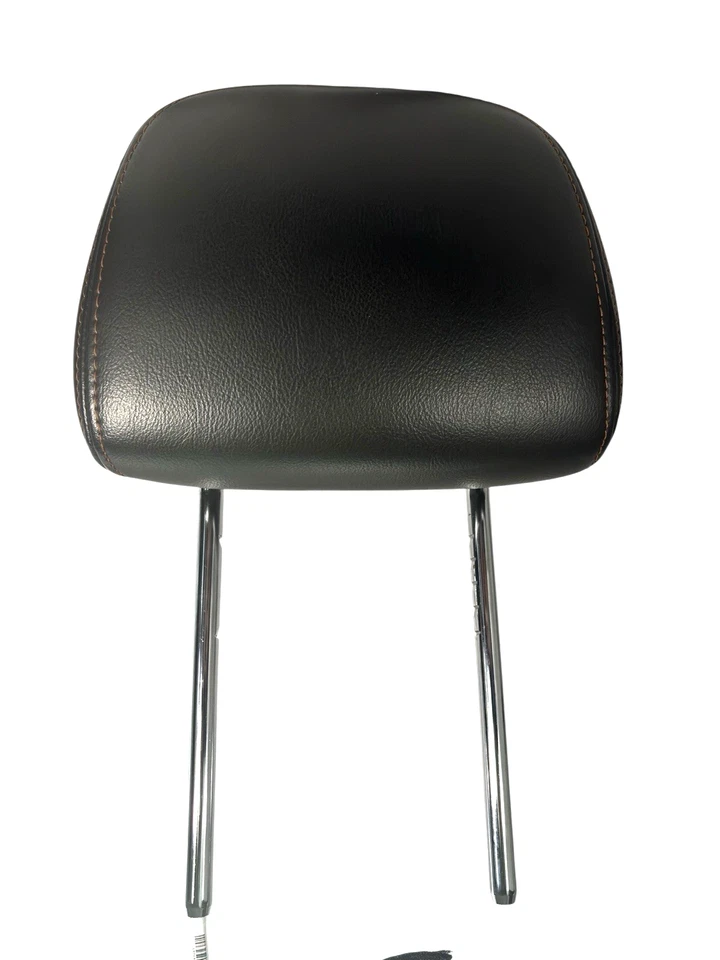 Reposacabezas OEM 2011-2017 Jeep Patriot & Compass cuero negro AHR costuras rojas Foto 2 de 4