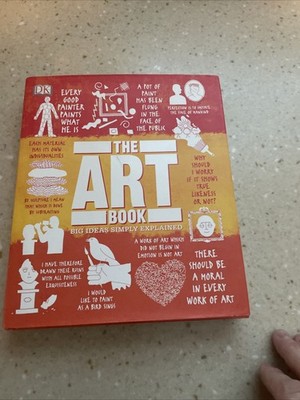Art Book : Big Ideas Simply Explained by DK (2017, Hardcover)