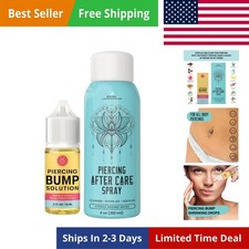 Piercing Aftercare Kit: Keloid Piercing Bump Solution Oil15ml Piercing Af...