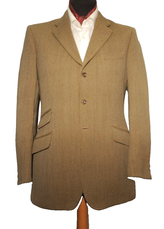 Tweed Tailored Vintage Outerwear Coats & Jackets for Men for sale