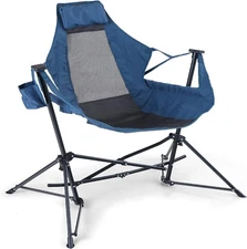 ALPHA CAMP Hammock Camping Chair Portable Swing with Stand Heavy Duty Rocking