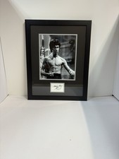 Framed and Signed Photograph of Bruce Lee