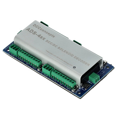 DCC Concepts DCD-ADS-4SX Zubehör Decoder CDU Magnetantrieb SX 4-fach