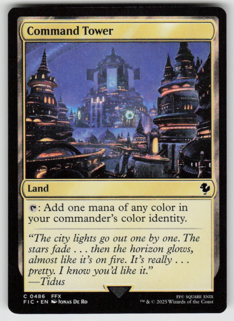 Command Tower (0486) Common Commander: FINAL FANTASY 486 MTG Near Mint