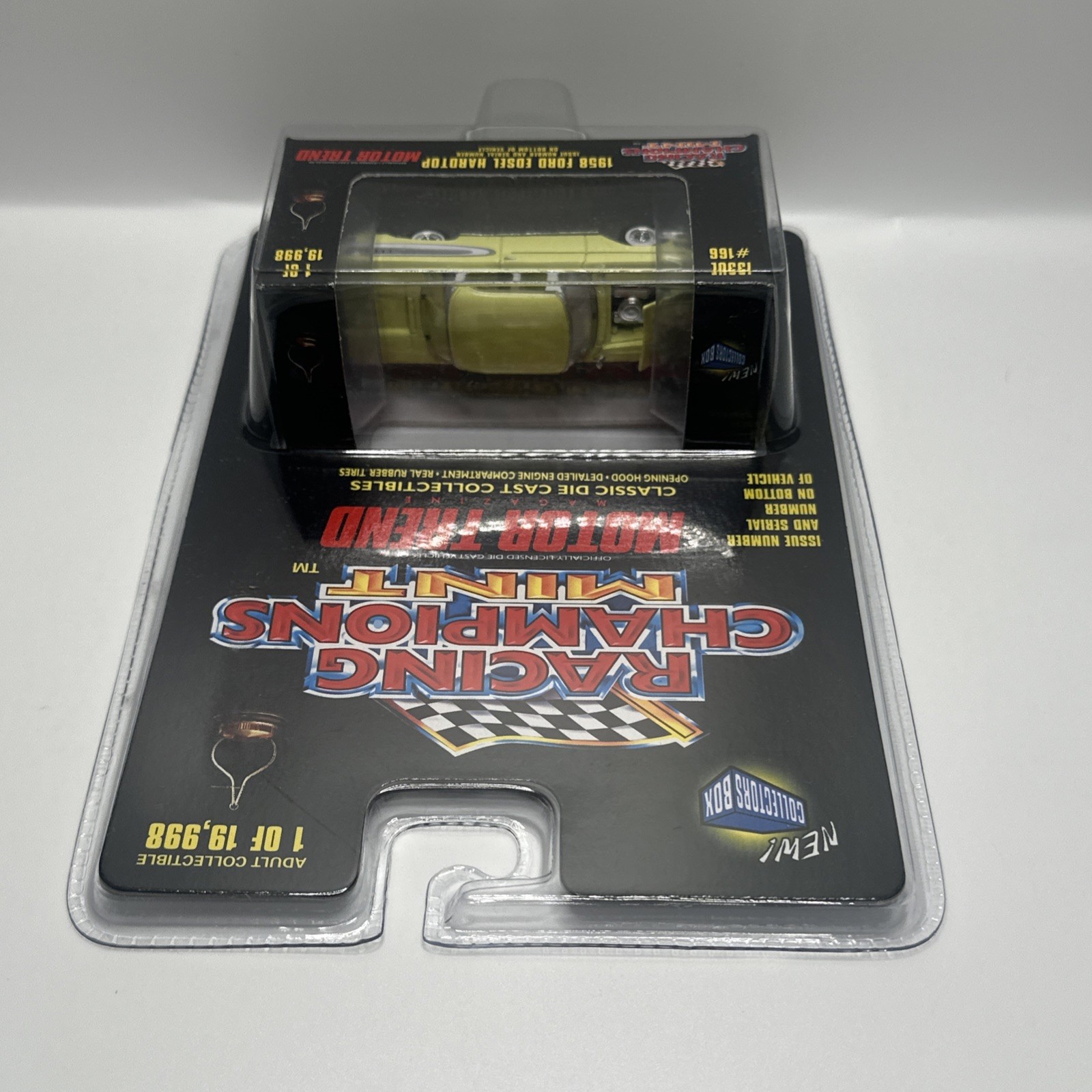 Racing Champions Mint 1998 Motor Trend Yellow 1958 Ford Edsel Hardtop NEW
