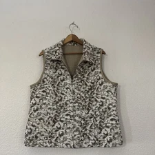 CJ BANKS Vest  Quilted Reversible--Full Zip - Size XL - NWOT - Gift for her