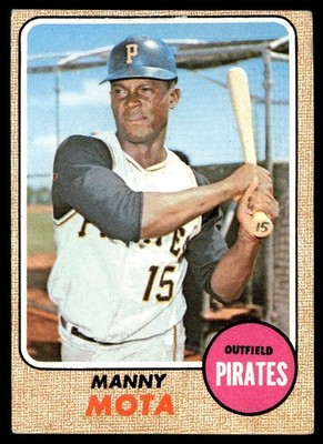 1968 Topps Manny Mota (MC) Pittsburgh Pirates #325