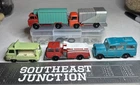 5 ORIGINAL LESNEY MATCHBOX CARS OF ENGLAND MIXED LOT OF DIE CAST WORK/JOB TRUCKS