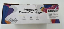 4 Pk TN221 TN225 Toner Cartridge TN221BK HL-3170CDW MFC-9130CW MFC-9340CDW