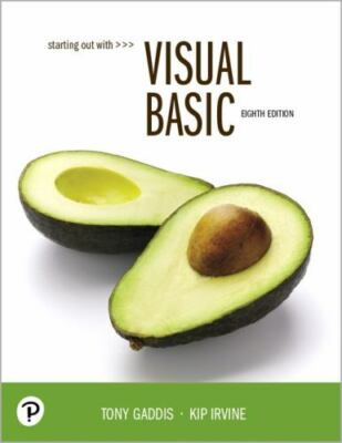 Starting Out With Visual Basic, Gaddis, Tony,Irvine, Kip, Good Book