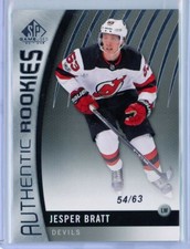  2017-18 SP Game Used #175 Jesper Bratt RC /63 - New Jersey Devils - TRUE ROOKIE