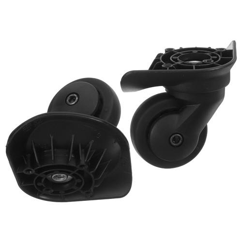 2pcs Silent 360° Swivel Suitcase Caster Wheels For Luggage Travel Case