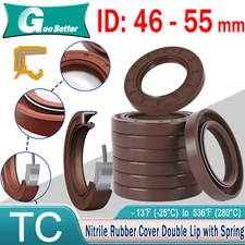 FKM Rotary Shaft Oil Seal /Lip Seal Nitrile 46mm to 55mm Shaft pick your size