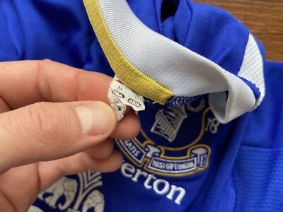 Maillot Umbro FC Everton 2007/2008 Domicile, Bleu, Taille S, état Idéal
