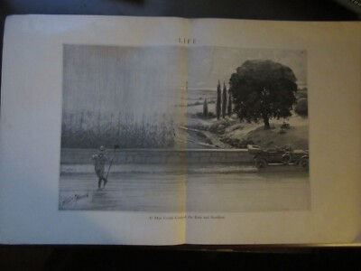 1922 Illustration If Man Could Control the Rain and Sunshine