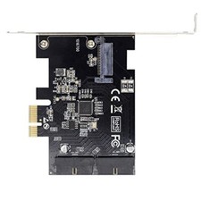 PCI-E 1X to 19Pin 20Pin USB 3.0 Header Express Card USB Front Panel Adapter V...
