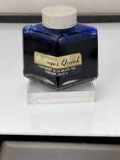 Parker Super Quink Permanent Blue Black Ink, 4oz, Full (e363)