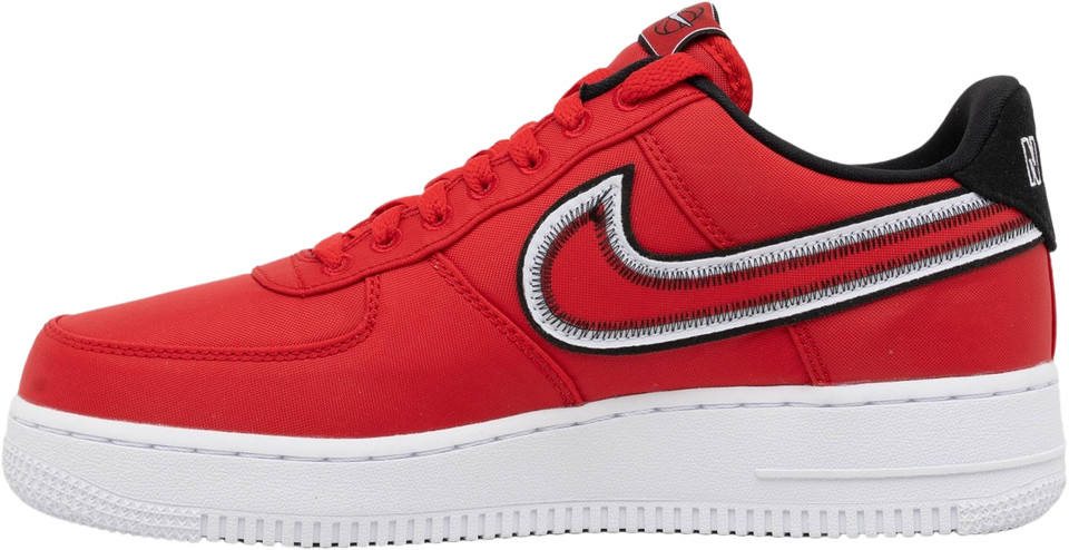 Nike Air Force 1 Low Reverse Stitch - Red | eBay