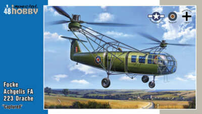 Special Hobby 100-SH48201 -1:48 Focke Achgelis FA 223 Drache Captured - Neu