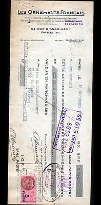 PARIS (XI°) LES ORNAMENTS FRANCAIS ''CHABANEIX HEDIARD HIMMELS & PLAILLY'' 1951