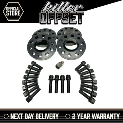 Killer Offset 12mm X 4 Wheel Spacers Kit + Locks for VW Golf MK7 MK7.5 R GTI