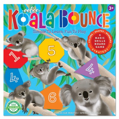 : Koala Bounce Board Game, Develops Shape and Number Recognition for Children...