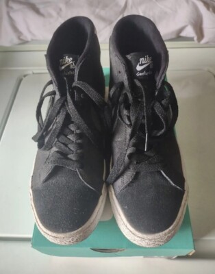 Nike SB Chron 2 Gnarhunters black leather and suede high Nike SB Chron 2 Gnarhunters black leather and suede high