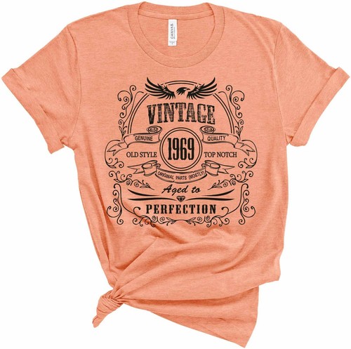 Women Shirt Vintage 53 Born in 1969 