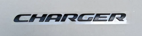 2015-2023 Dodge CHARGER Decklid Nameplate Emblem Badge (BLACK) NEW Genuine Mopar