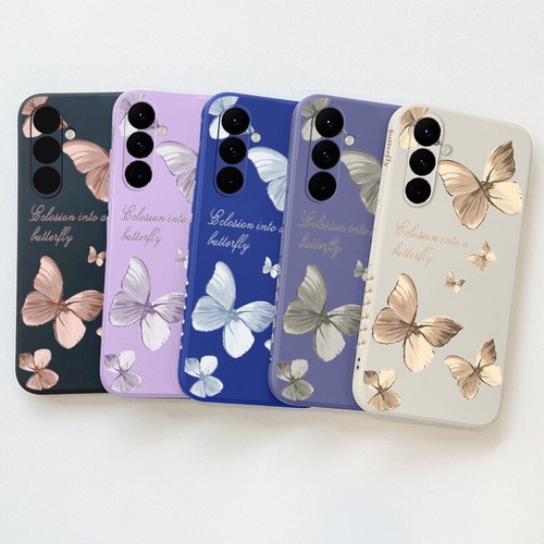 Phone Case For Samsung A14 A34 A54 A13 A73 A53 A23 A12 A52 Butterfly Soft Cover - Afbeelding 15 van 26