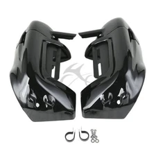 Vivid Black Lower Vented Leg Fairing Fit For Harley Touring Road Glide 1983-2013