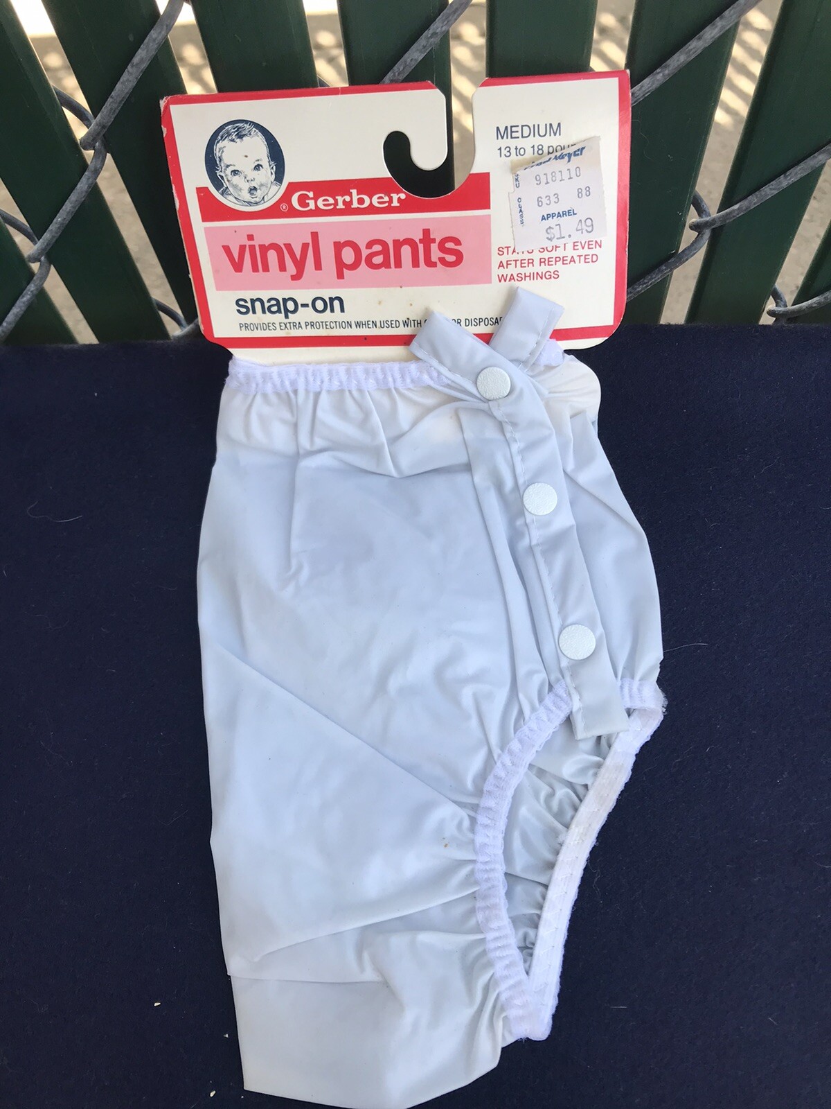 Vintage GERBER Vinyl Pants SnopOn Baby Medium 1318 lb. NOSNew