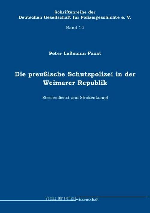 Thumbnail - Die Preußische Schutzpolizei In Der Weimarer Republik - Streifendienst