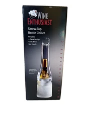 Wine Enthusiast Wine Chiller New Gel Filler Interior Gift Summer