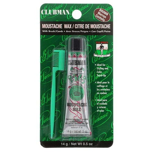 CLUBMAN Moustache Wax with Brown 0.5 oz. eBay
