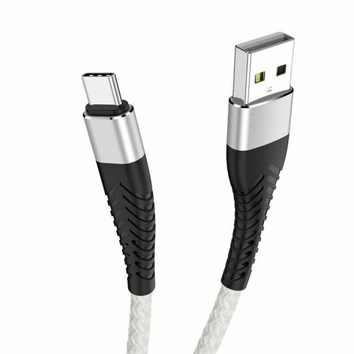 Braided USB C Fast Cable Lead Type C For Samsung Galaxy S20 S10 S9 S8 A51 A71 - Photo 16 sur 16