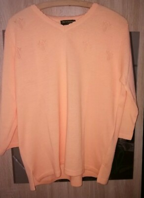 Damen Pullover   Orange Gr. L  Marke: Maily Fashion 